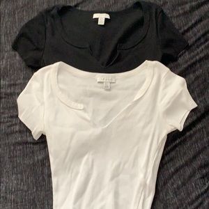 Black and white crop top bundle